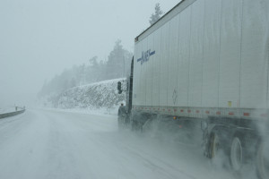 Winter Tractor Trailer